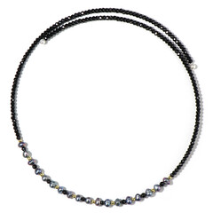 Black Freshwater Pearl Steel Choker (Riya)