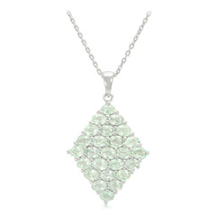 Paraiba Tourmaline Silver Necklace