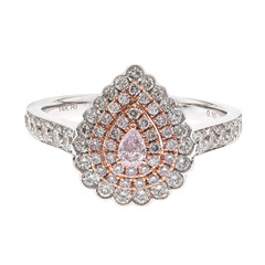 14K I1 Pink Diamond Gold Ring (CIRARI)