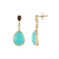 Amazonite Silver Earrings