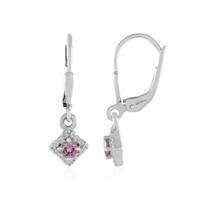 Malaya Garnet Silver Earrings