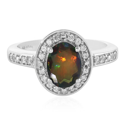 Mezezo Opal Silver Ring