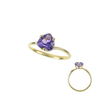 9K Amethyst Gold Ring