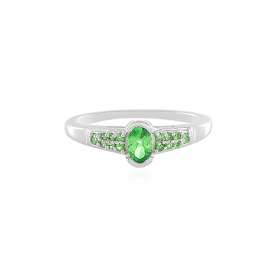 Tsavorite Silver Ring