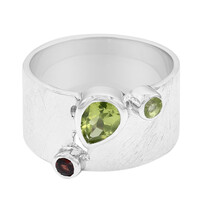 Peridot Silver Ring