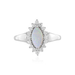Australian Opal Silver Ring