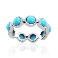 Sleeping Beauty Turquoise Silver Ring (Anne Bever)