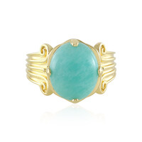 Amazonite Silver Ring