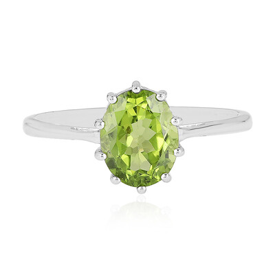Peridot Silver Ring