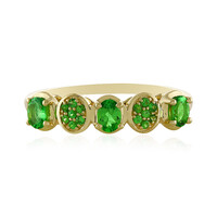 9K Tsavorite Gold Ring (Adela Gold)