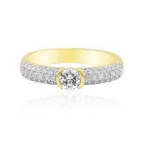 18K IF (D) Diamond Gold Ring
