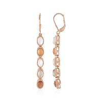 White Moonstone Silver Earrings (KM by Juwelo)