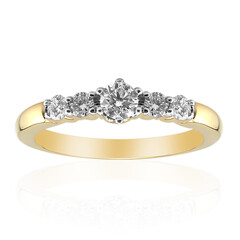 9K SI1 (G) Diamond Gold Ring
