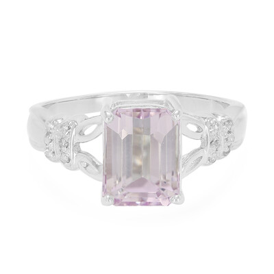 Kunzite Silver Ring