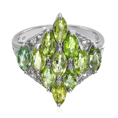 Paraiba Tourmaline Silver Ring