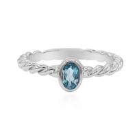 London Blue Topaz Silver Ring