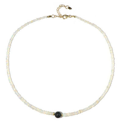 Mezezo Opal Silver Necklace