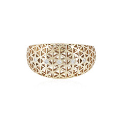 9K I1 (I) Diamond Gold Ring (Ornaments by de Melo)