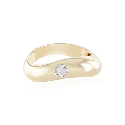 9K I2 (H) Diamond Gold Ring (de Melo)
