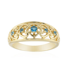 9K Hauynite Gold Ring