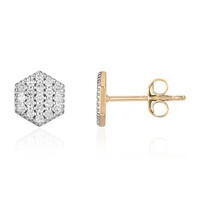 9K I3 (I) Diamond Gold Earrings