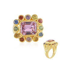 Kunzite Silver Ring (Adela Silber)