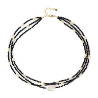 White Freshwater Pearl Silver Necklace