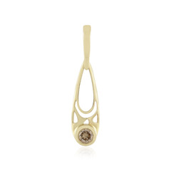 9K I2 Champagne Diamond Gold Pendant (Ornaments by de Melo)
