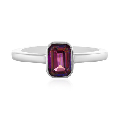 Purple Mystic Topaz Silver Ring