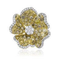 14K SI2 Fancy Diamond Gold Ring (CIRARI)