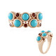 Sleeping Beauty Turquoise Silver Ring (KM by Juwelo)