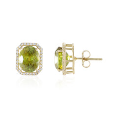 9K Sphene Gold Earrings