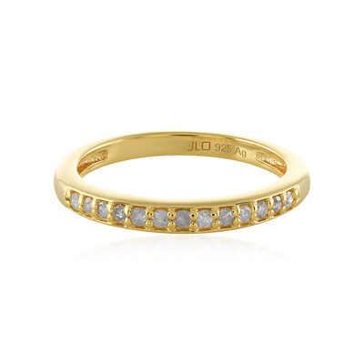 I3 (H) Diamond Silver Ring