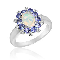 Welo Opal Silver Ring