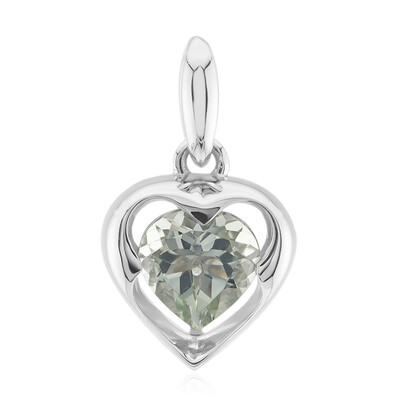 Green Amethyst Silver Pendant (Remy Rotenier)
