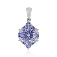 Tanzanite Silver Pendant