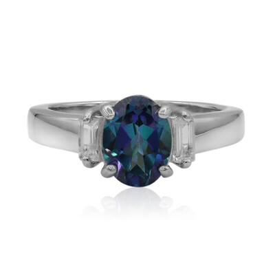 Neptune Topaz Silver Ring