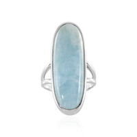 Aquamarine Silver Ring