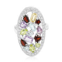 Amethyst Silver Ring