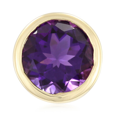 9K Siberian Amethyst Gold Pendant (MONOSONO COLLECTION)