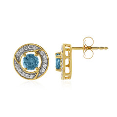 London Blue Topaz Silver Earrings