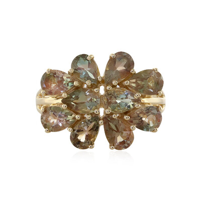9K Oregon Sunstone Gold Ring