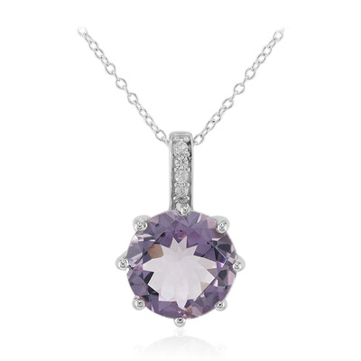 Bolivian Amethyst Silver Necklace