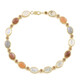 White Moonstone Silver Bracelet (KM by Juwelo)