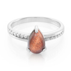 Red Tiger´s Eye Silver Ring