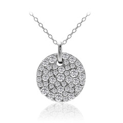 Zircon Silver Necklace