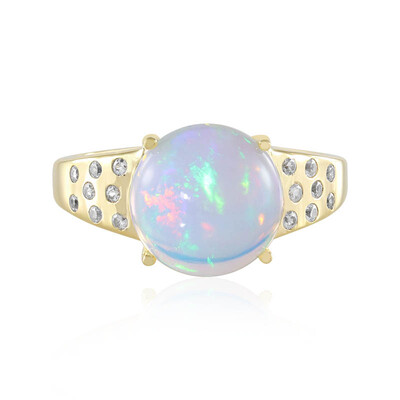 Welo Opal Silver Ring