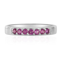 Rhodolite Silver Ring
