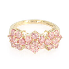 18K Unheated Padparadscha Sapphire Gold Ring (AMAYANI)