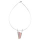 Lace Agate Silver Necklace